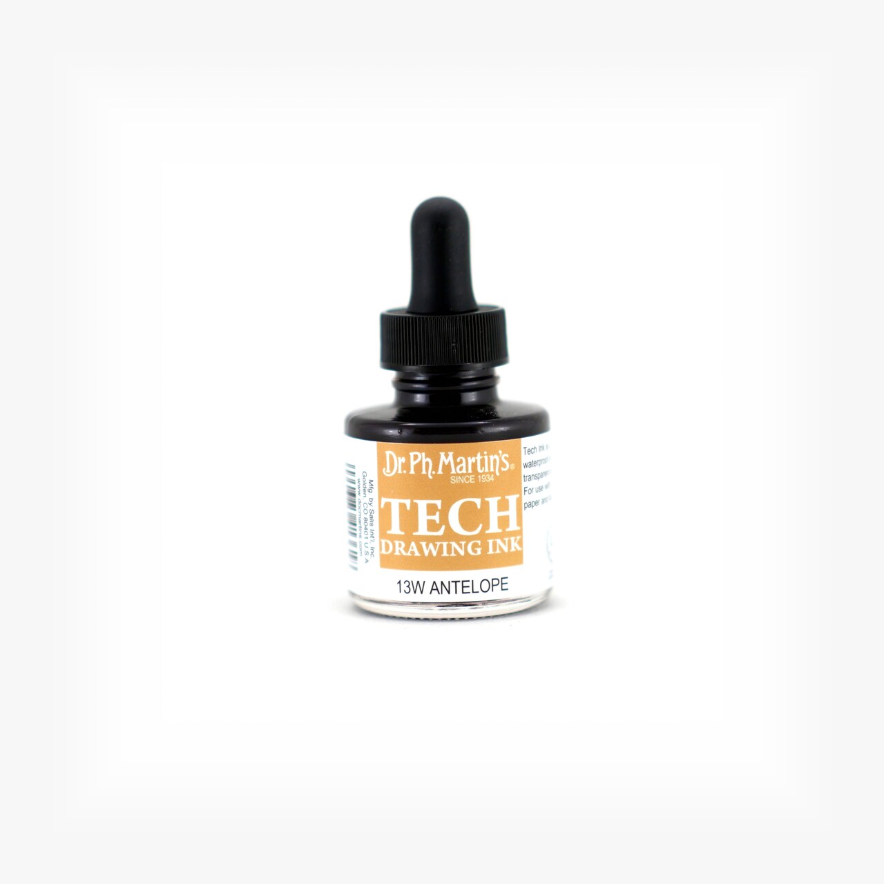 Dr. Ph. Martin's® TECH Drawing Ink, 1.0 US fl oz, 13W Antelope, 1 Bottle